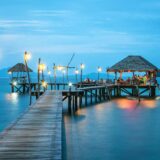 brown wooden bridge